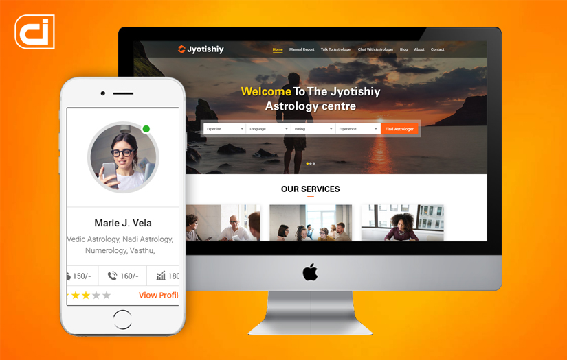 Astrology Website screenshot 1